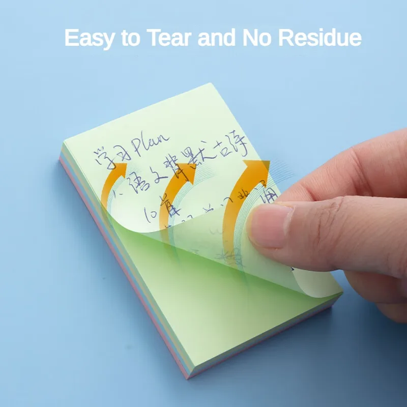 M&G 1000 Pages Colorful Sticky Notes Message Stickers 76*51mm Note Book Student Office Back-to-School @YS-09
