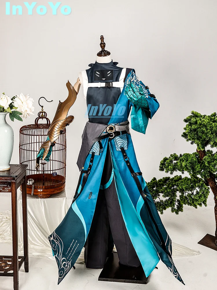 InYoYo Jiyan Cosplay Costume Wuthering Waves Ji Yan Cos Unifrom Men Role Play Clothing Halloween Party Outfit Game Suit XS-XXL