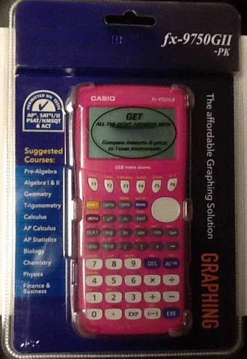 FX-9750GII/upgraded to 9860GII graphic calculator