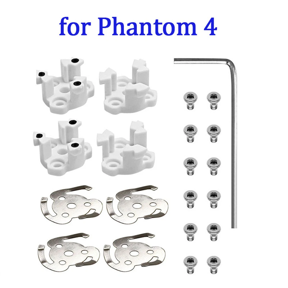 Hélice Base para DJI Phantom 4 PRO, Props Montagem, Motor Drone Peças, Blade Holder, Acessório de Substituição, P4P, 4PCs