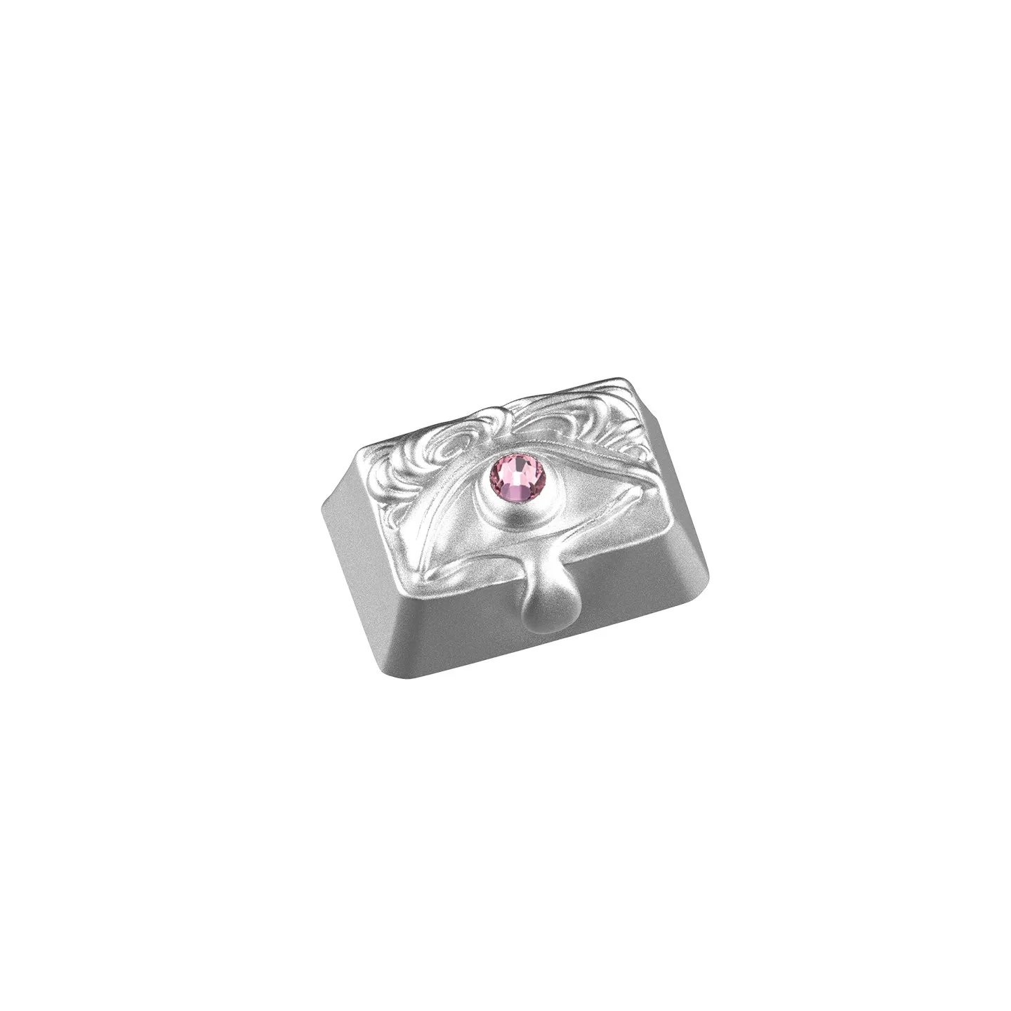 The First Tear Keycaps Costom Silver Diamond 1.25u/1.5u Eye Artisan Key Caps Mechanical Keyboard Personality Game Accessories