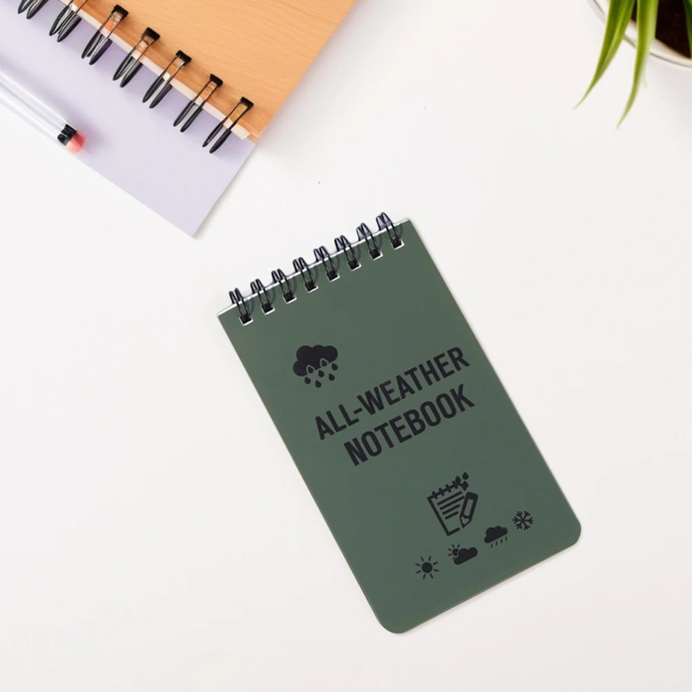 

10pcs Notebook Portable Small Spiral Waterproof All Weather Office Home Travel Outdoor Use Notepad Diary