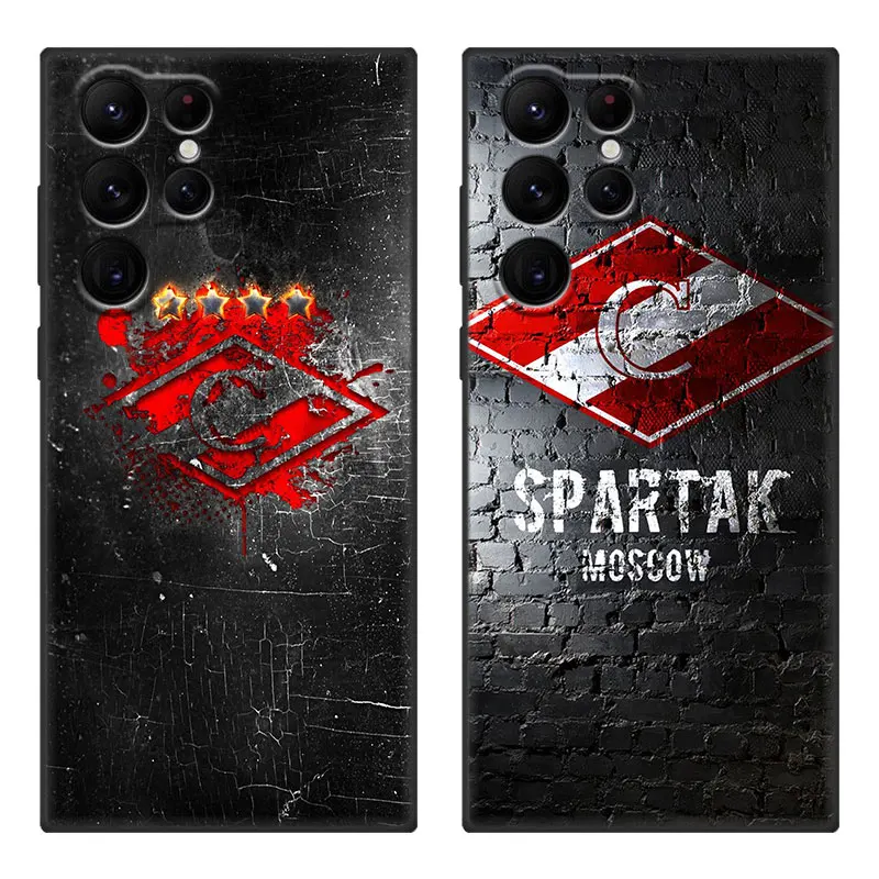 Russian Spartak Moscow Cartoon Cover Case For Samsung Galaxy S24 Ultra S23 Plus S21 FE S22 Ultra S20 FE 5G S10E S10 Lite S9 Plus