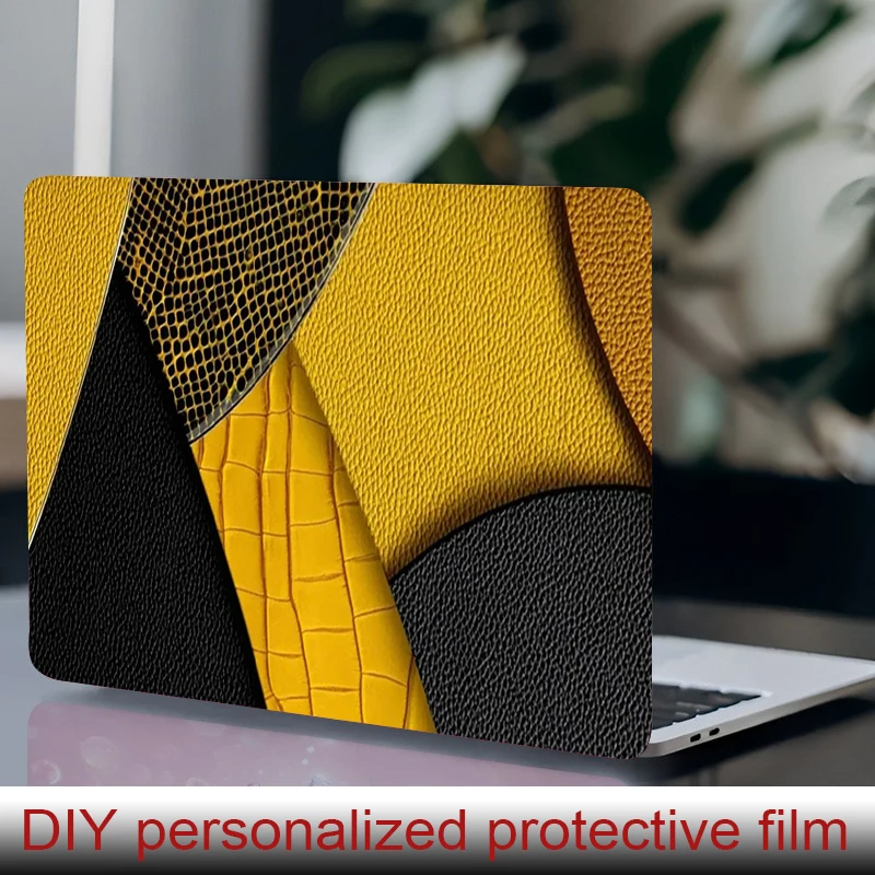 

2 laptop stickers Gilded Cracks Protective film, DIY scratch resistant sticker