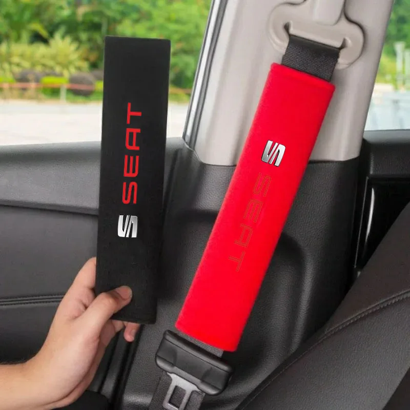 

Car Seat Belt Shoulder Cover Safety Protective Pad for Seat Leon Ibiza Ateca Arona Altea Arosa Exeo Mii Tarraco Auto Accessories