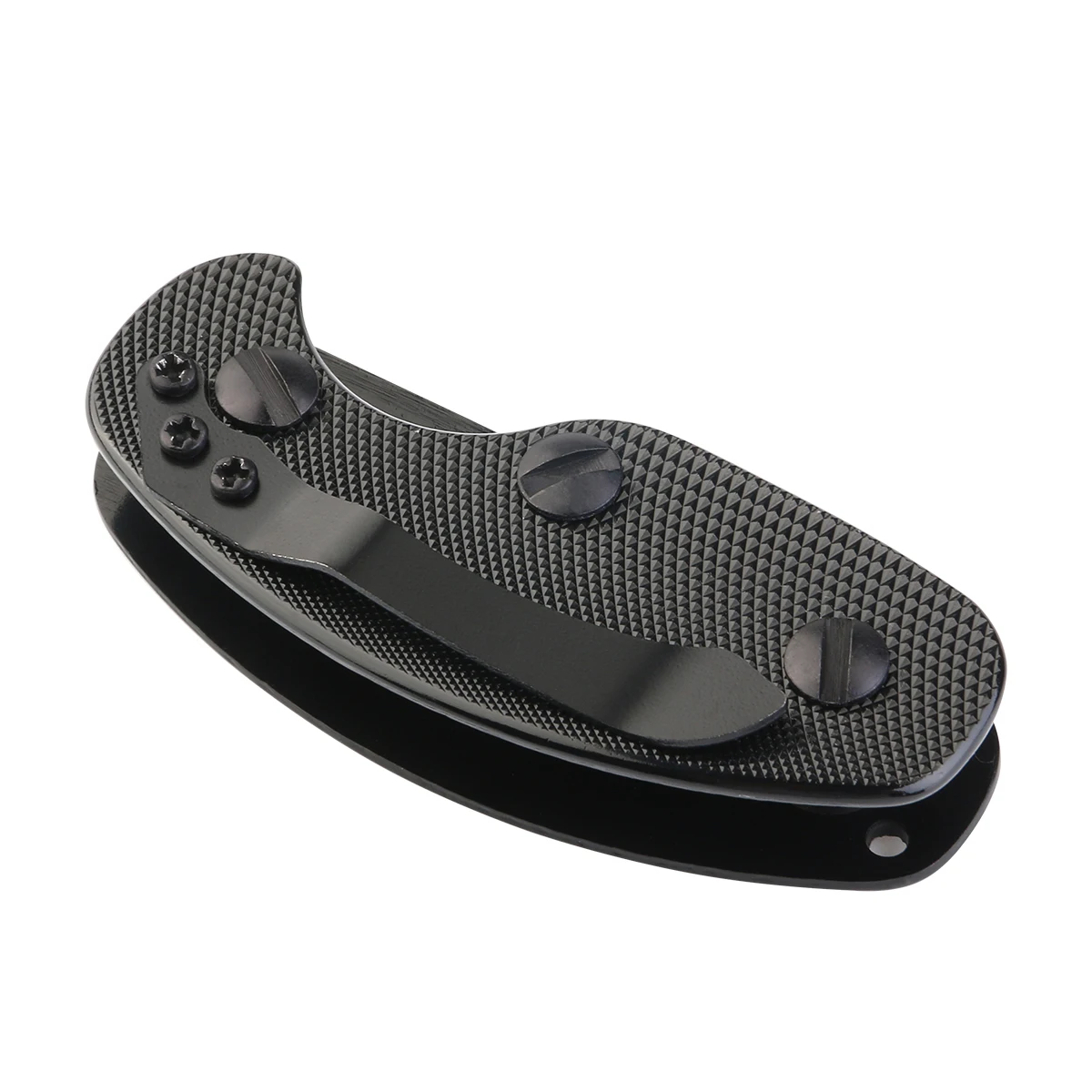 Aluminum Key Holder Non-Slip Surface 6 Keys Capacity Handy Tool for Outdoor and Everyday Use Black Aluminum Key Holder