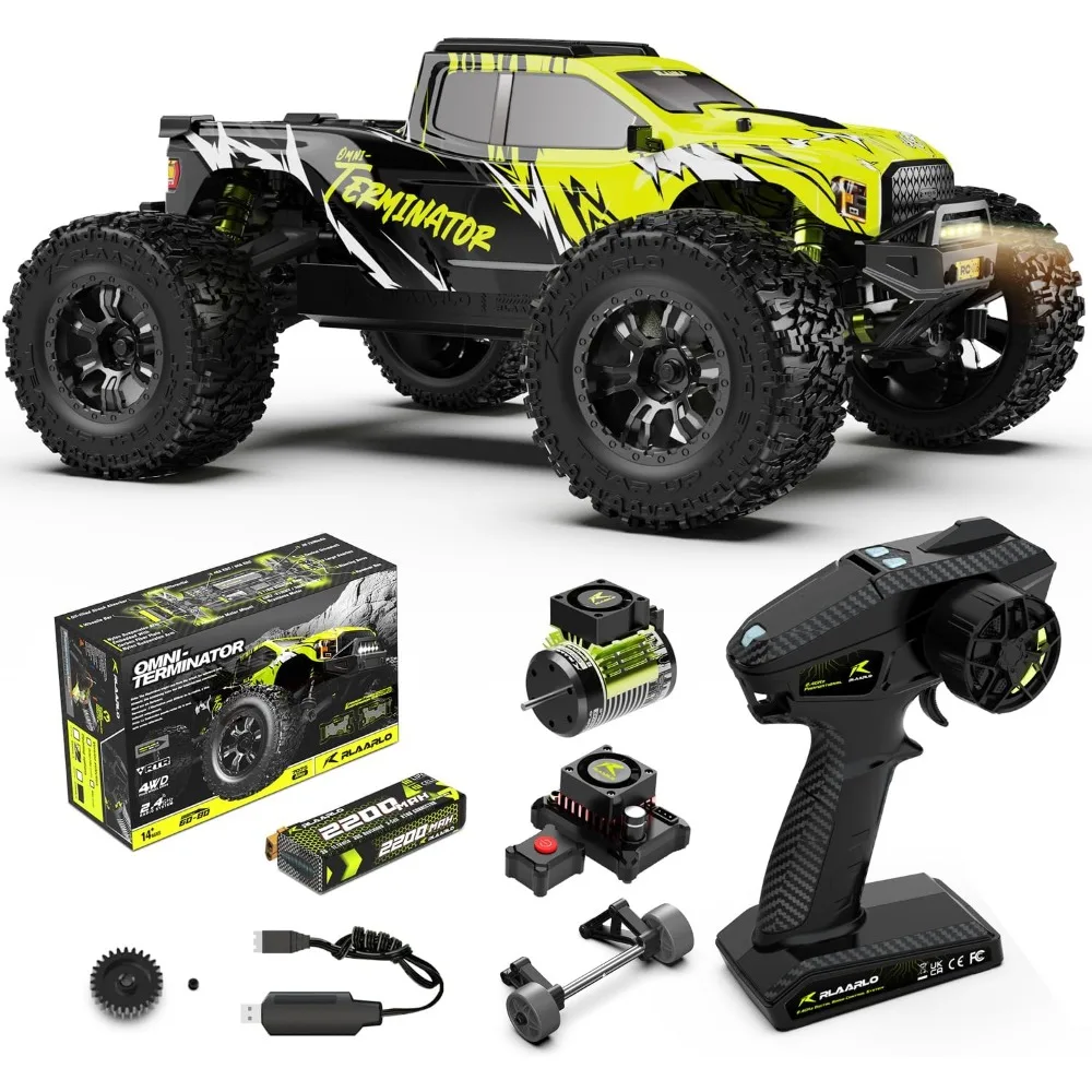 Brushless Fast RC Cars for Adults,Max 50mph Hobby Electric Off-Road Monster Truck,Waterproof High Speed RC Car