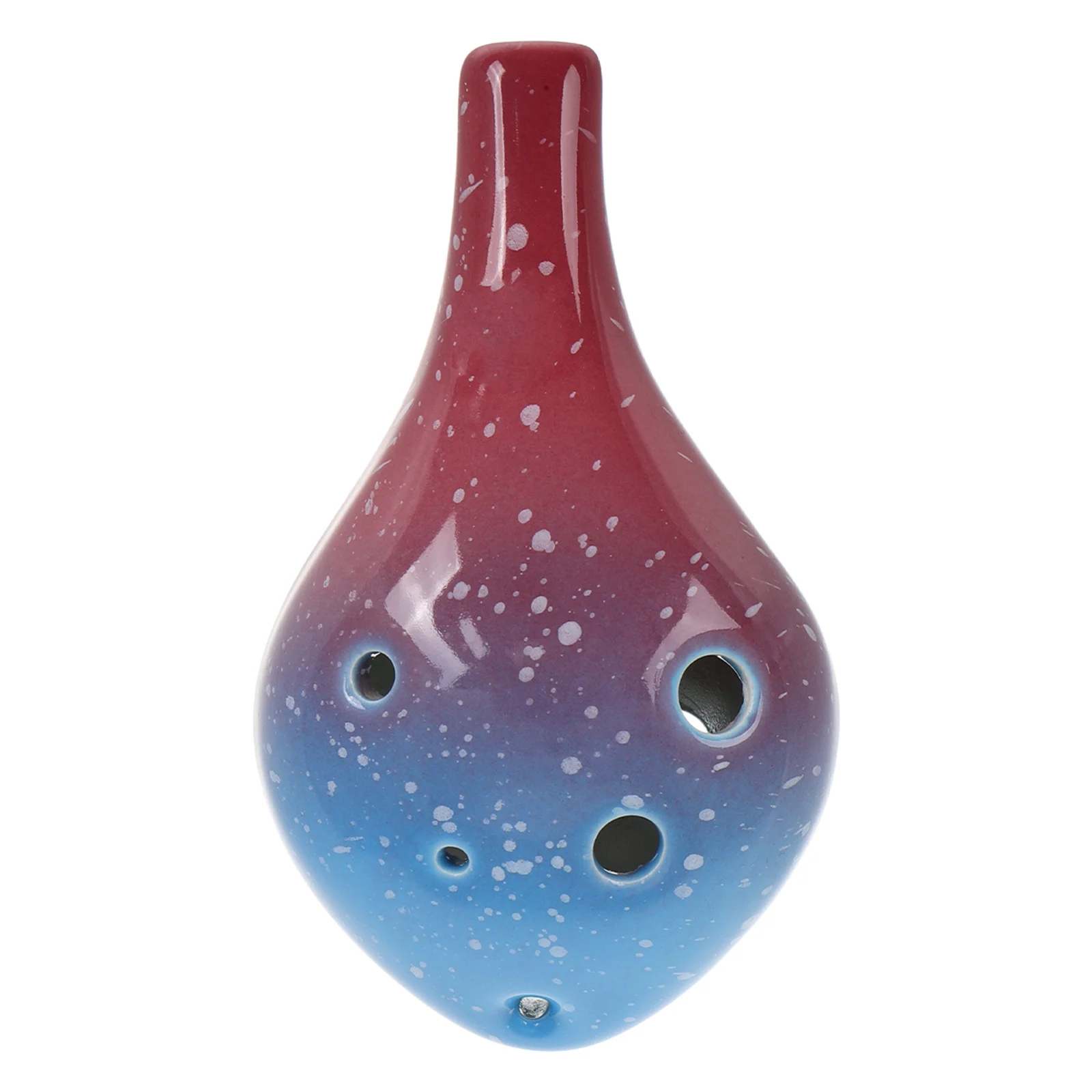 آلة موسيقية صديقة للبيئة للمبتدئين من السيراميك ذات 6 فتحات، طراز عتيق صغير محمول لممارسة التعلم وديكور المنزل