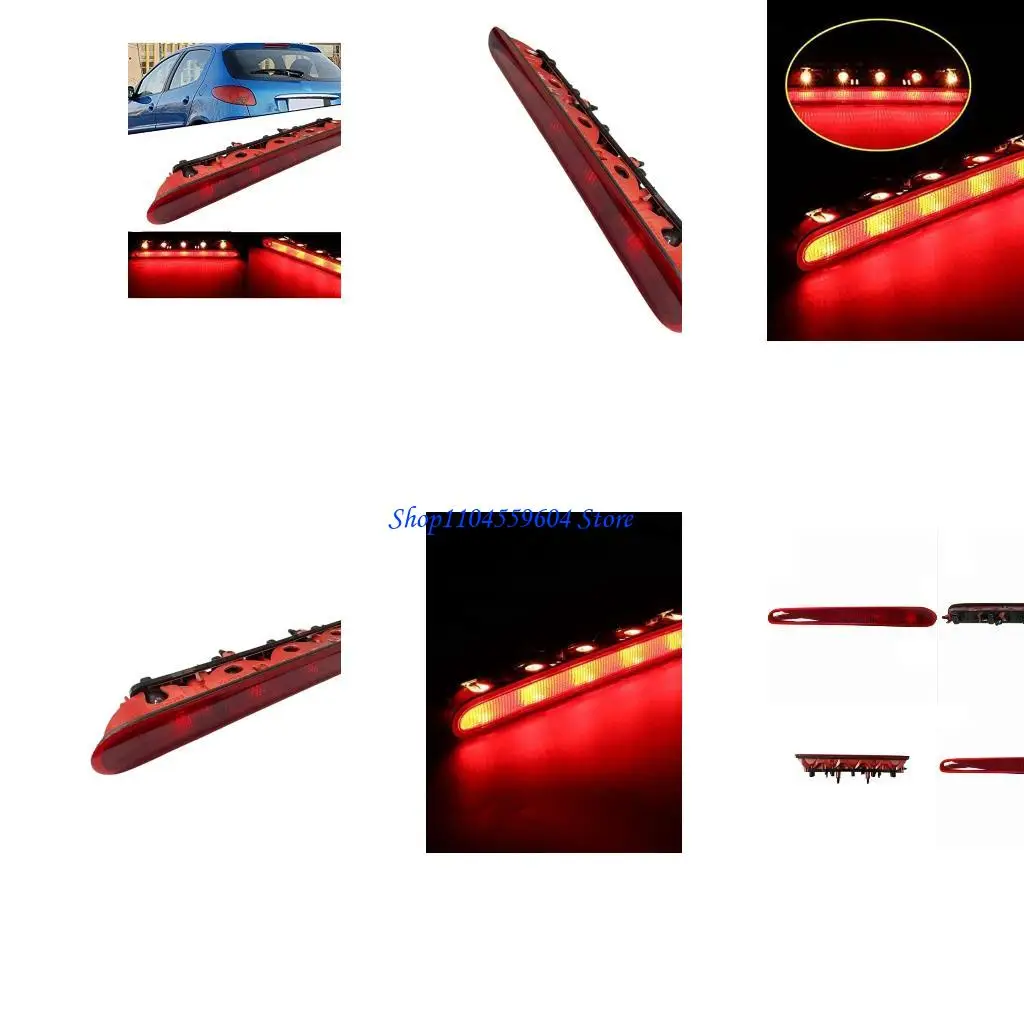 

12QM High Mount Third Stop Brake Lamp Brake Light Lamp Replacement Automotive Tail Rear Brake for 206 6350K5 6351EL