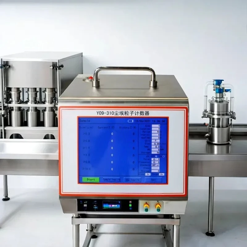 2.83L/Min High Accuracy 0.3-10m Airborne Particle Counter with 1 Year Warranty for Clean Room Dust Monitoring