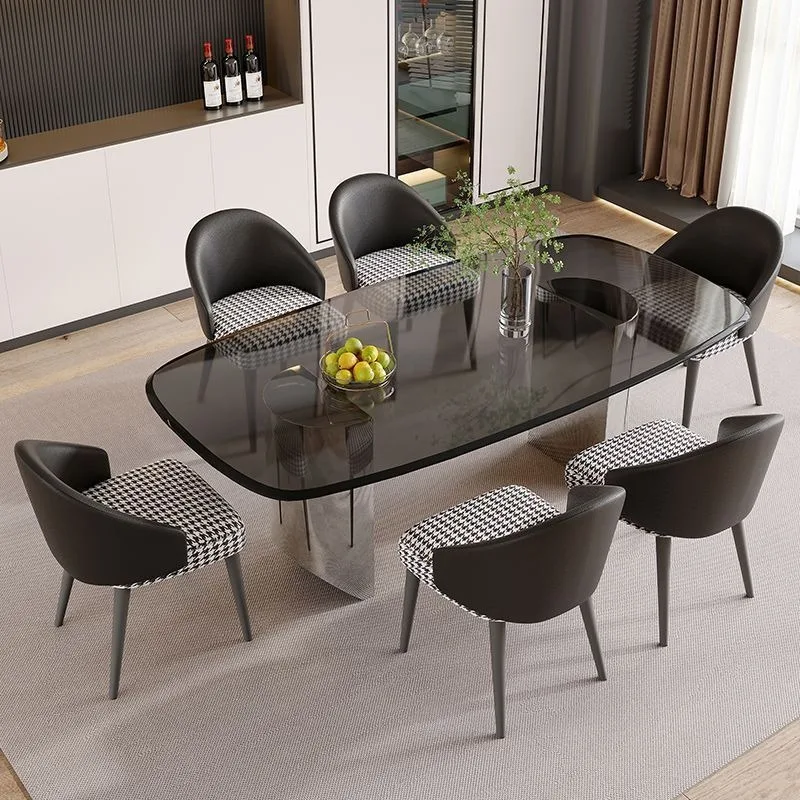 

Coffee Console Dining Table Hallway Mahjong Glass Balcony Lounge Dining Table Service Terrace Mesas De Jantar Kitchen Furniture