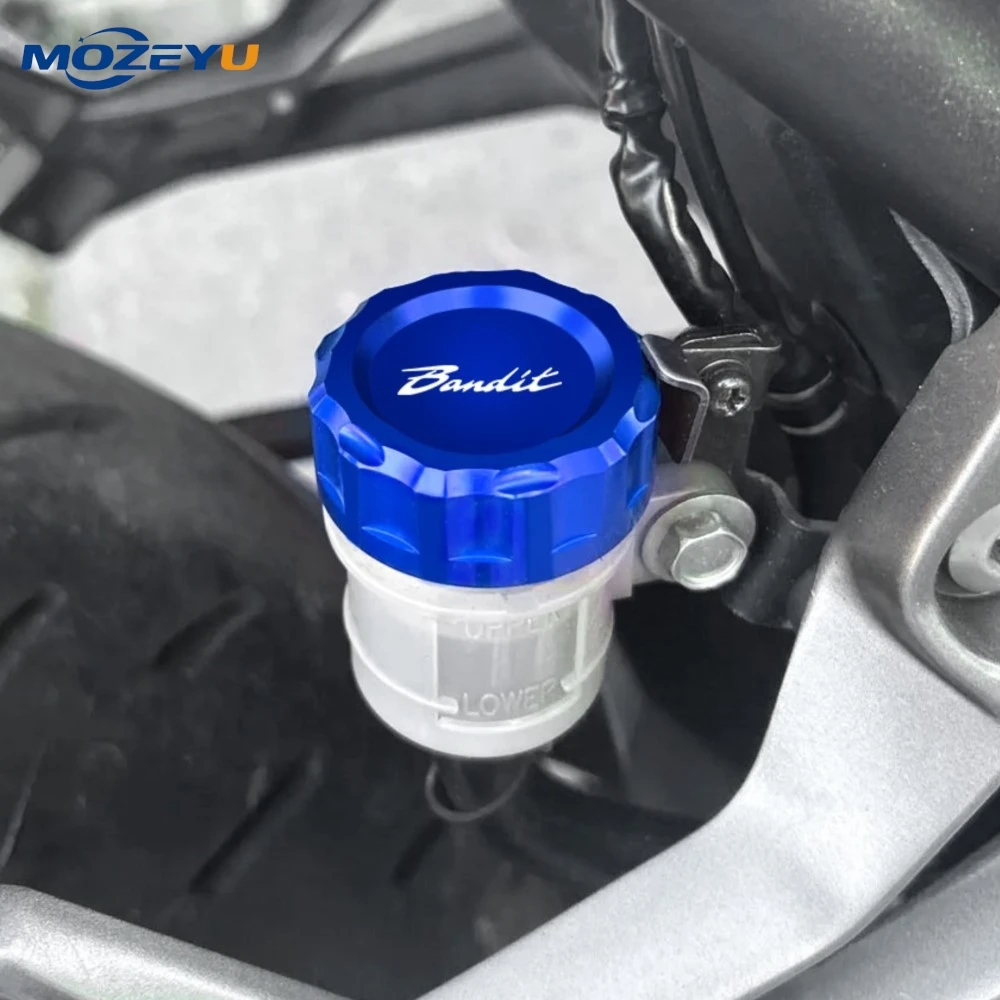 

Motorcycle Universal Rear Brake Reservoir Cover Oil Fluid Cap For SUZUKI GSF 250 600 600S 650 650S 1200 1250 Bandit Accessories