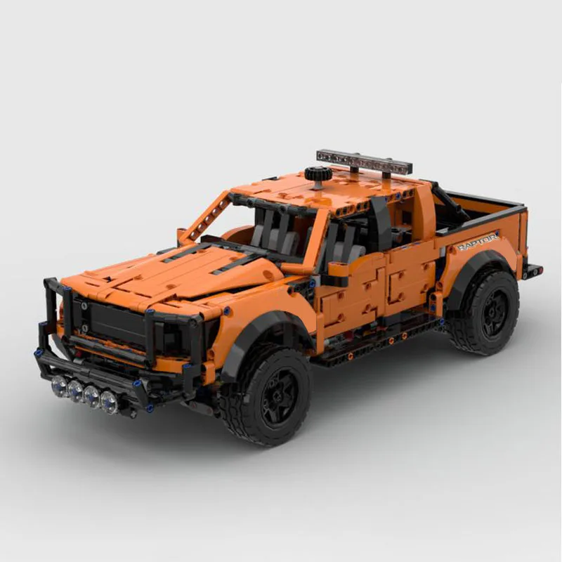 Nowy techniczny FORD F-150 Raptor Pickup upgrade Ver klocki do montażu cegieł DIY zabawki modele zmodyfikowane od 42126