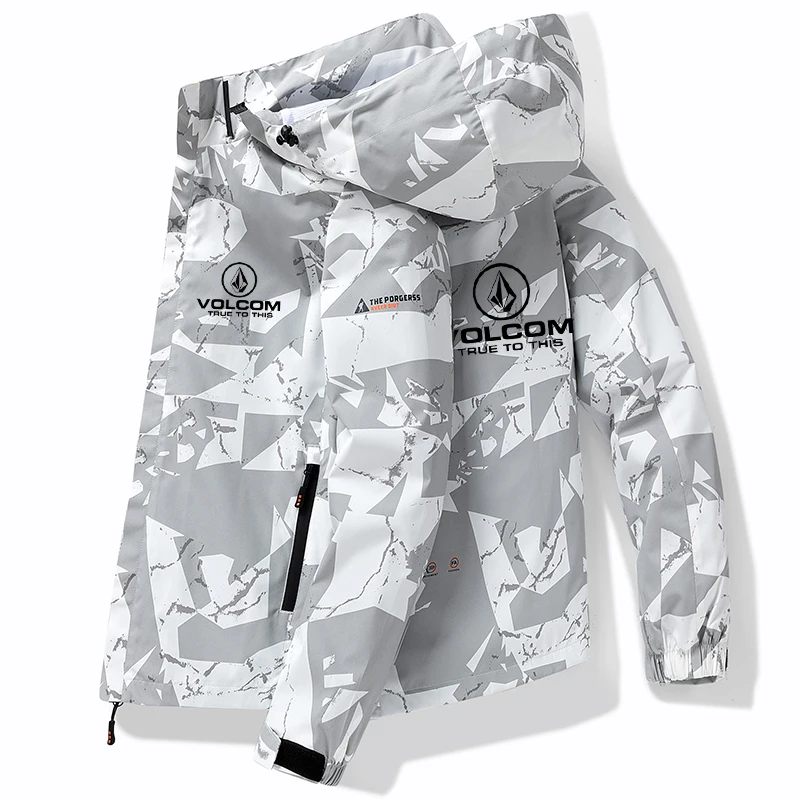 New coat VOLCOM windproof and waterproof outdoor jacket men\'s camouflage climbing jacket men\'s coat