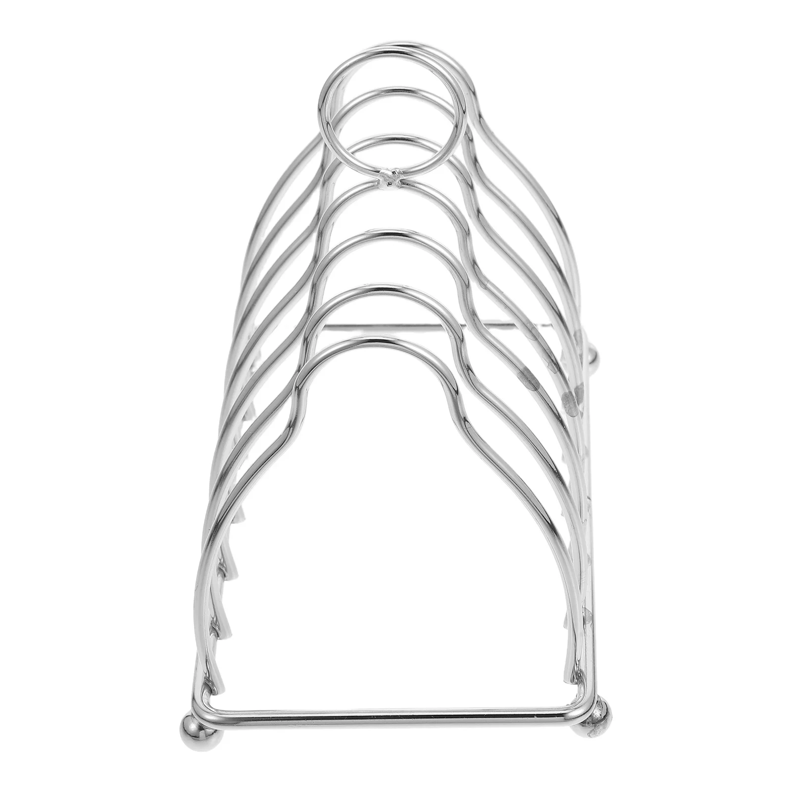 

Stainless Steel Bread Holder Shelf Rack for Toast Loaf Slice Storage Organizer Multifunctional Pot Lid Pan Silver Metal Kitchen