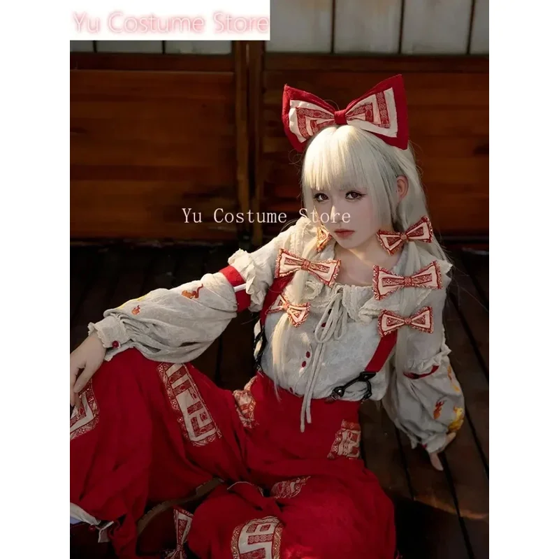 

Yu Touhou Project Fujiwara No Mokou Косплей Костюм Cos Game Аниме Вечеринка Униформа Хэллоуин Играть Ролевая Одежда4;v'5,f;6.j;8'