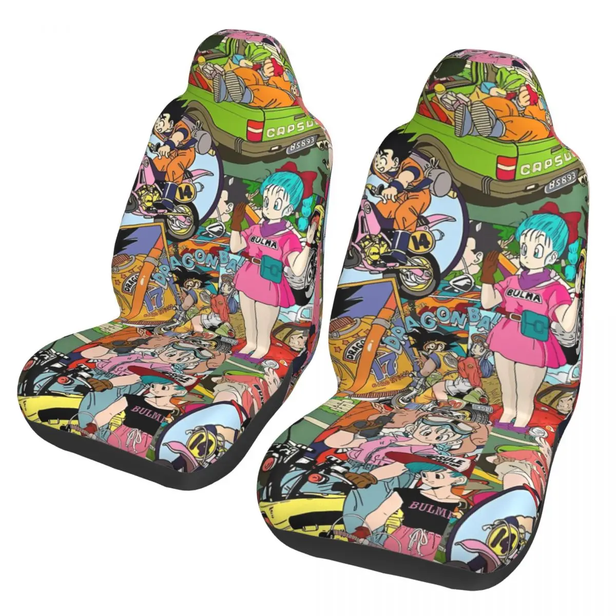 

Dragon Ball Universal Car Seat Cover Four Seasons Women Seat Covers Polyester Fishing