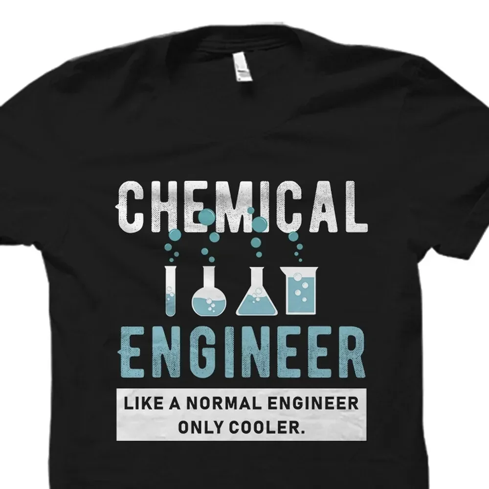 مضحك مهندس كيميائي المستقبل تي شيرت الهندسة طالب Os2180