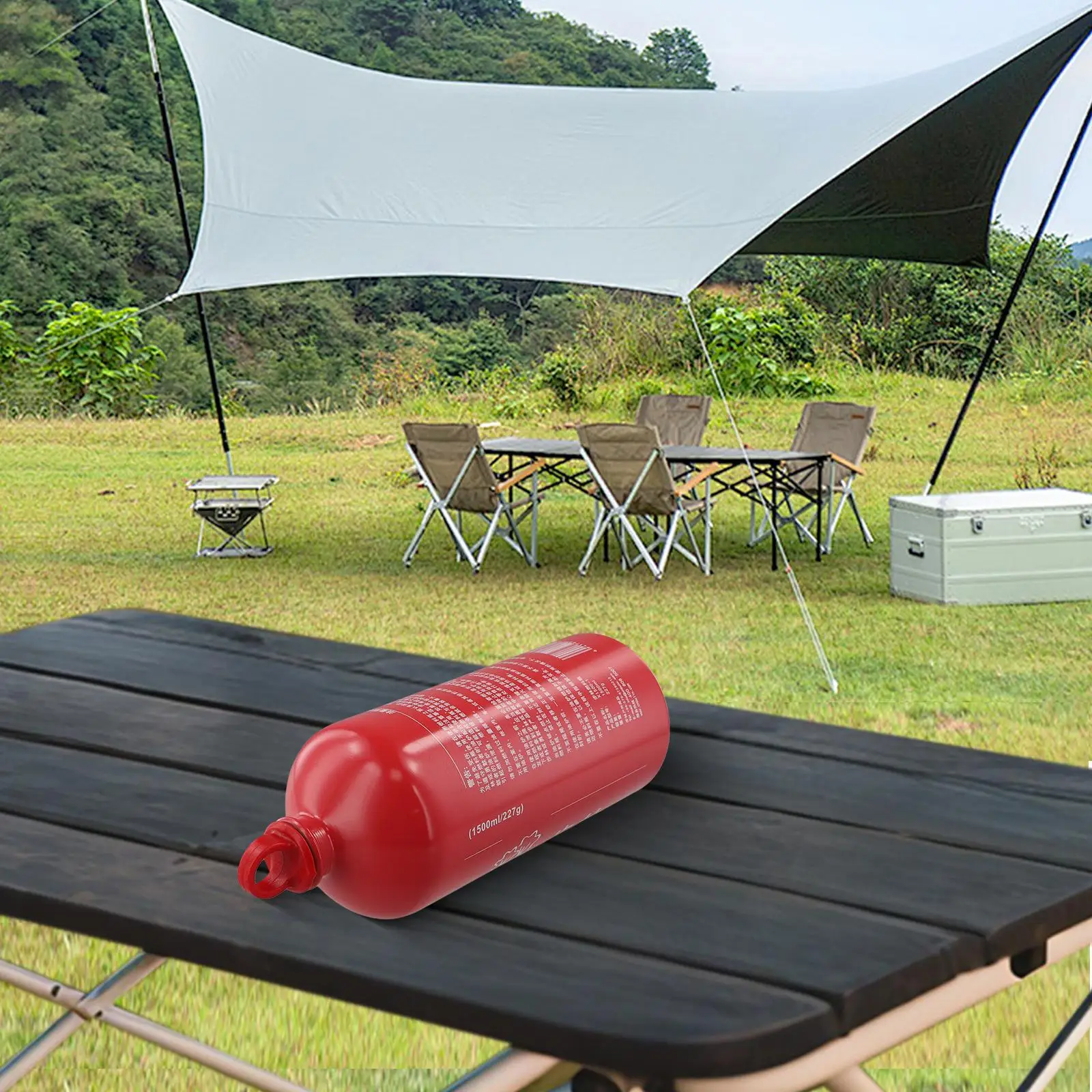 1500ML Aluminum Alloy Oil Bottle Container Motorcycle Petrol Canister 230g Lightweight Designed 1500ML Aluminum