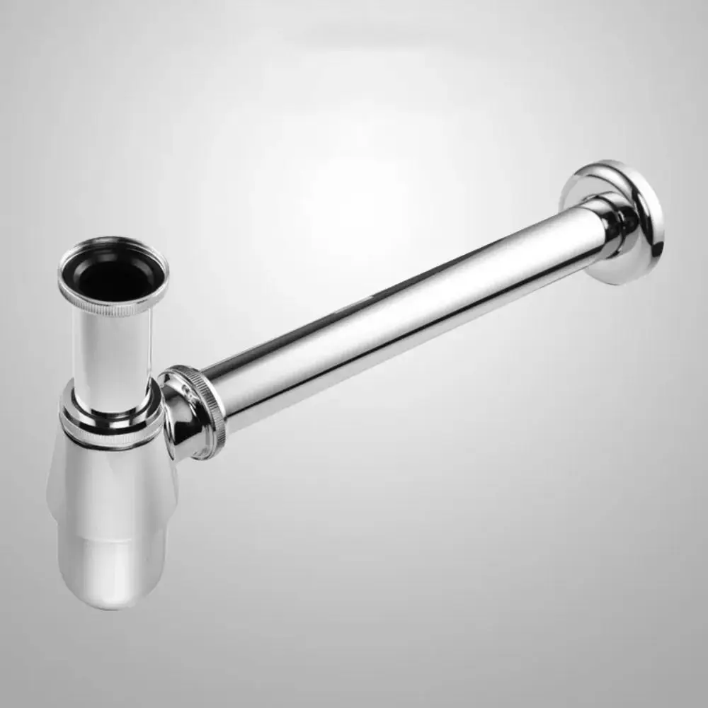 

Without Overflow Bottle Trap Deodorant Type Zinc Alloy Easy To Install Siphon Drainer Plumbing Tube Adjustable Height Removable