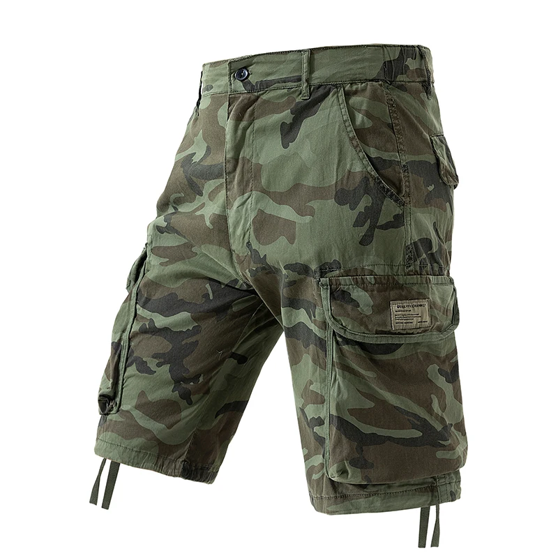New Summer Men Cargo Camouflage Shorts Mens Cotton Beach Multi Pocket Shorts Man Spring Casual Joggers Shorts Male Dropshipping - Image 3