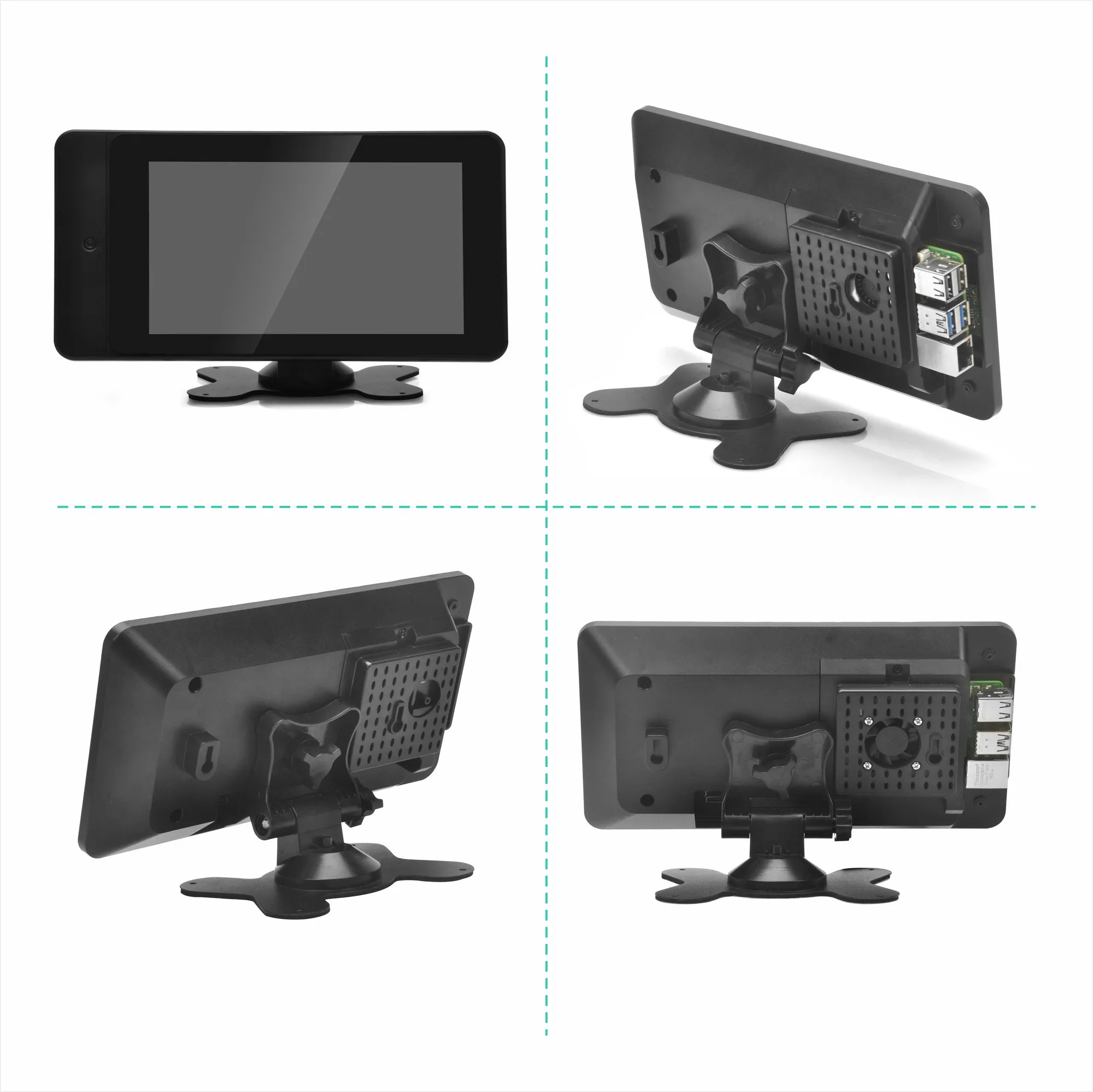 Imagem -06 - Osoyoo Pistudio Case para Raspberry pi Oficial Tela Ips Dsi Raspberry pi 7