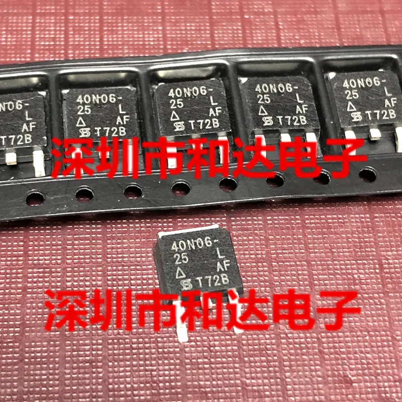 

10 шт. оригинальные новые 40N06-25L SUD40N06-25L SMD TO-252 60 В 30 А