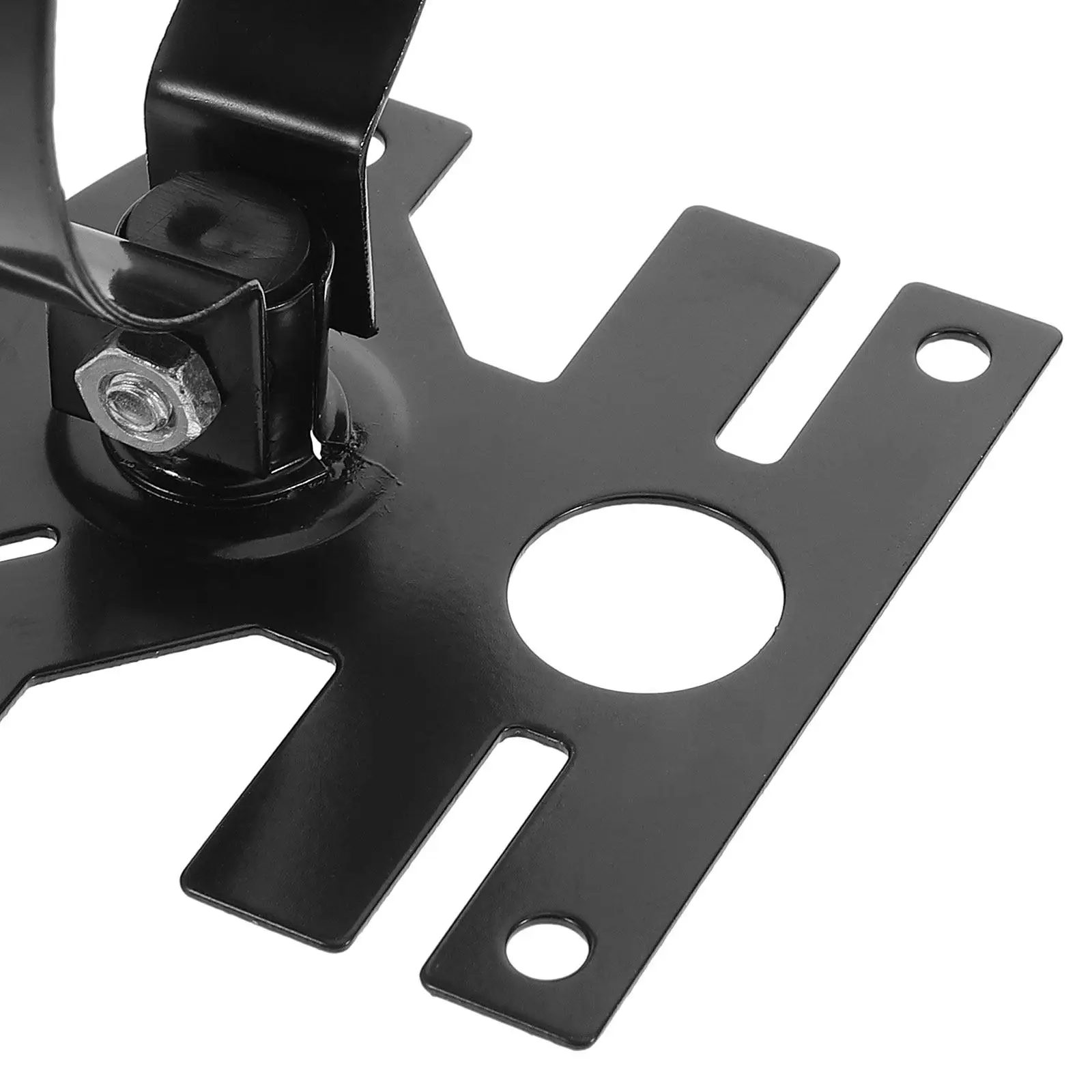52Mm Black Iron Gauge Holder Adjustable Swivel Meter Pod Mount for Car Interior Dashboard Modification Clean Organization Decor