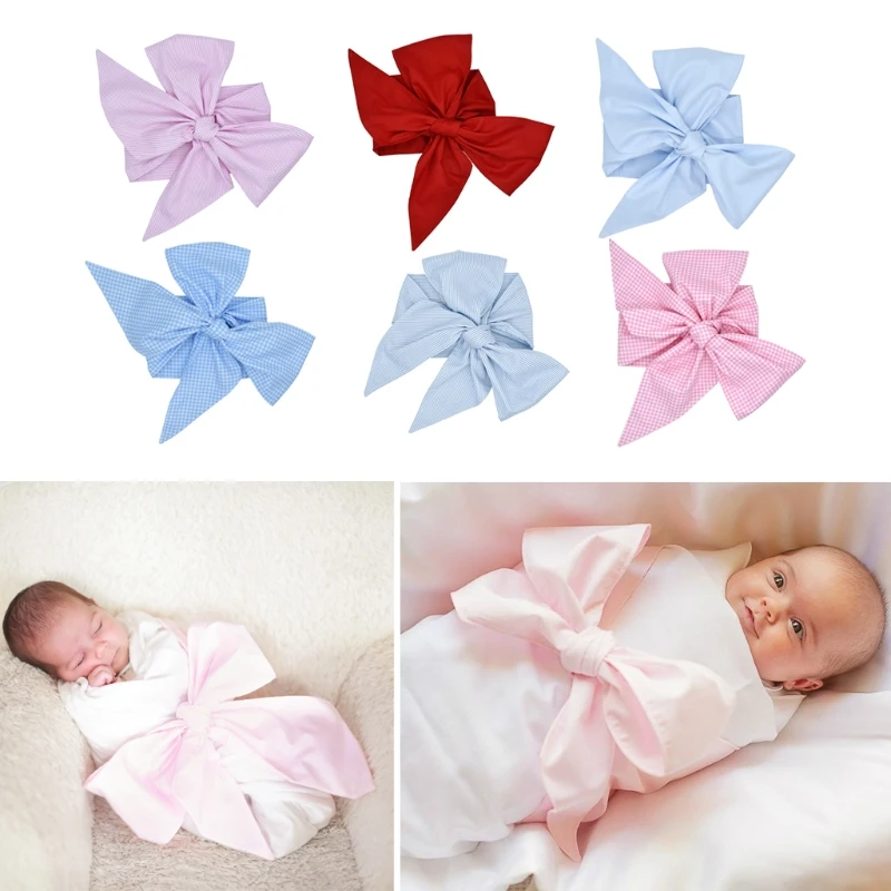 Happyy baby New Newborn Swaddle Sash Maternity Bow Sash Baby Swaddle Photography Shoot Prop