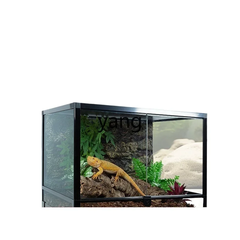 ZL feeding box turtle mane lion lizard snake guardian frog rainforest tank glass tank