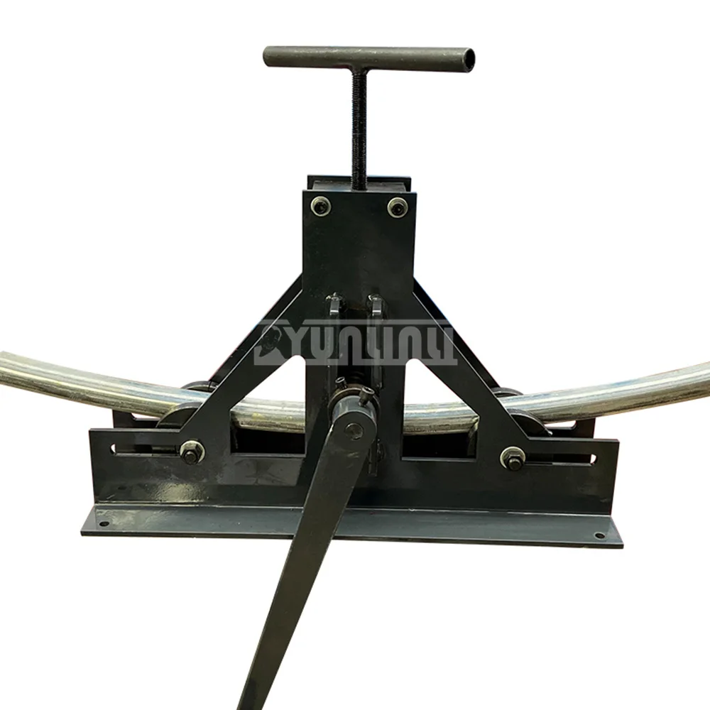 Manual Metal Bending Machine Tr-40 Square Tube Roller Bending Machine Steel Copper Aluminum Tube Bender