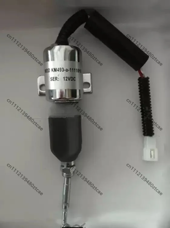 KM493-a-1111010 Fuel Cut Off Solenoid Electromagnet KM493 Generator Shutdown Valve KDE30E3 Parts