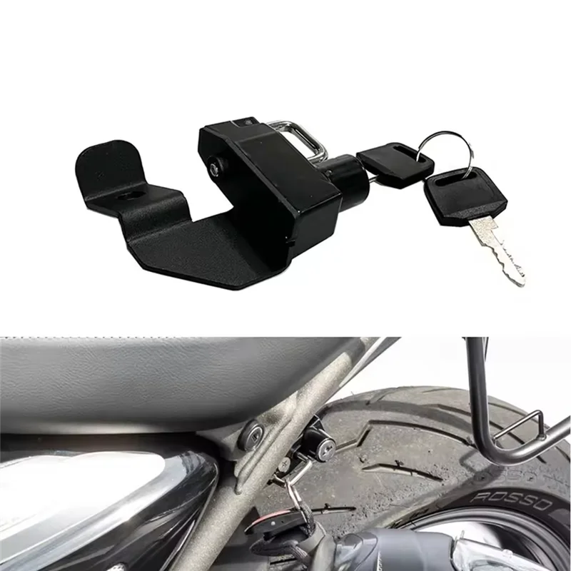 

Замок для мотоциклетного шлема, противоугонный крючок для крепления безопасности для Speed400 Scrambler 400 X Speed 400 Scrambler 400X 2024--AS55