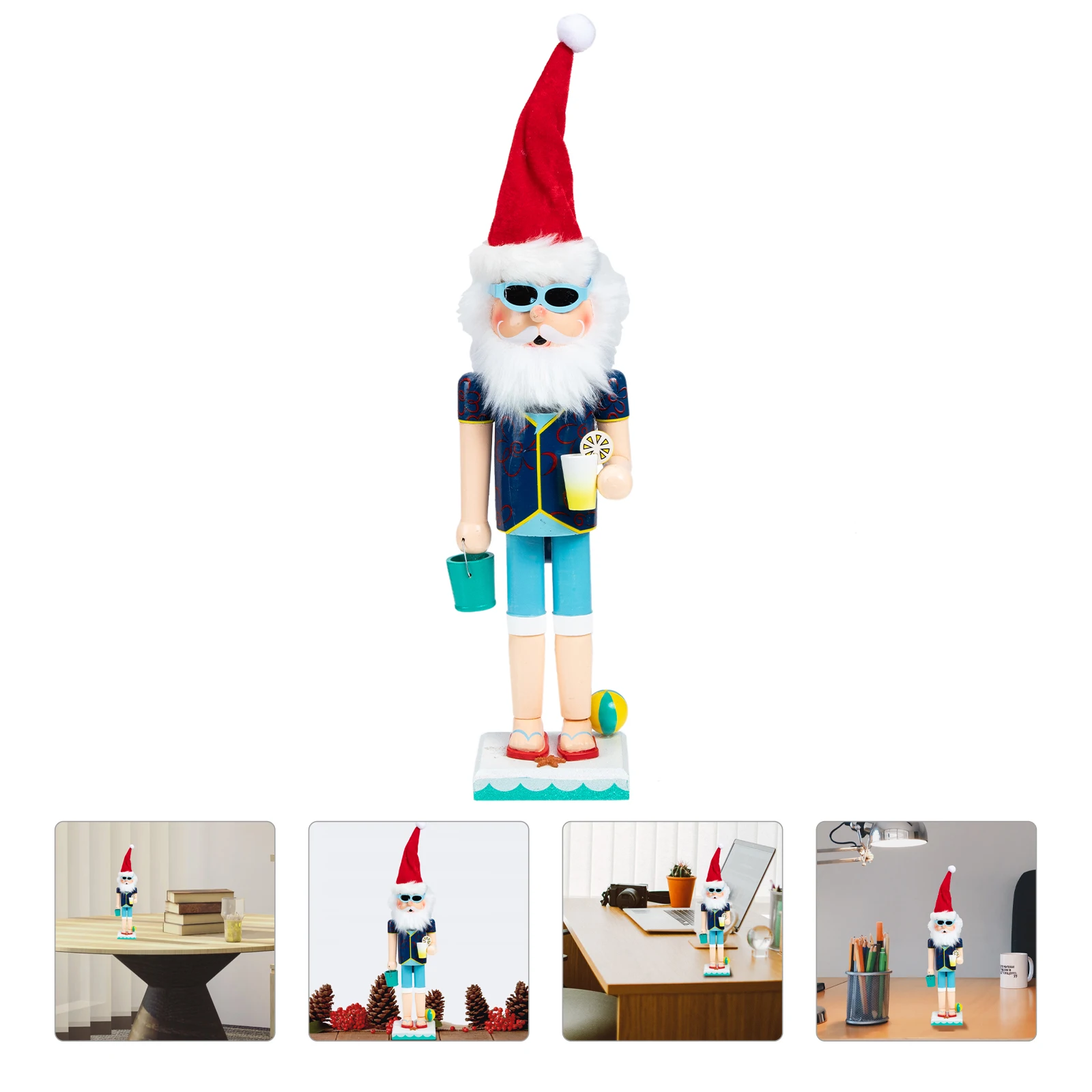 

Nutcracker Ornament Toy Nutcrackers Craft Soldier Figures Wood Christmas Decoration