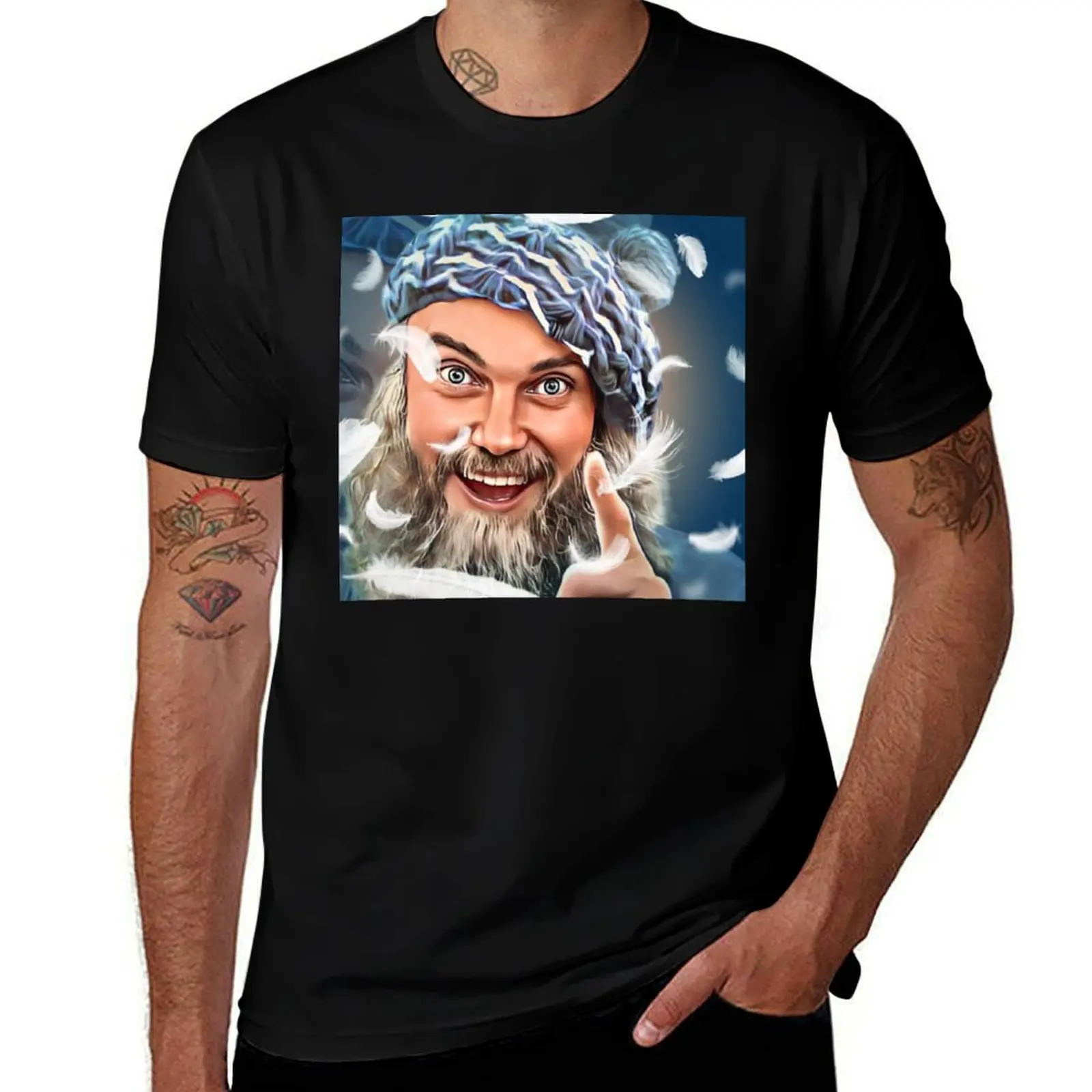 

Copy of Be Here Now Ram Dass T-Shirt Quick Dry Sports Short Sleeve Tee