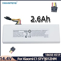 14.4V 14.8V 2.6AH 18650 4S1P Cylindrical Rechargeable Li-ion Battery Pack For Sweeping Robot Xiaomi C1 STYTJ01ZHM Customizable