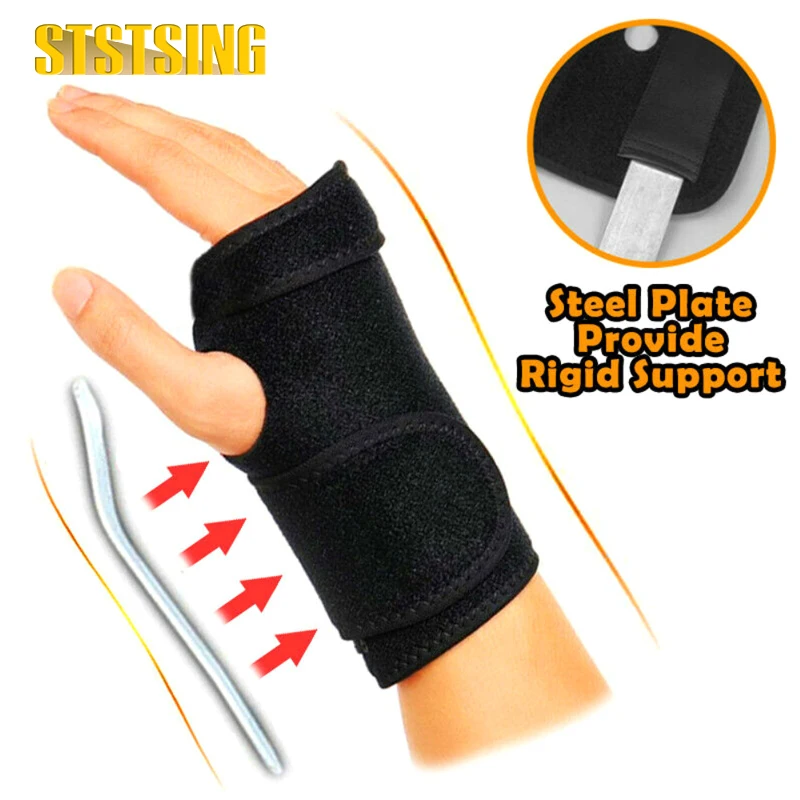 1PCS Wrist Brace for Carpal Tunnel, Adjustable Hand Support for Arthritis - Breathable Orthopedic Splint for Men & Women