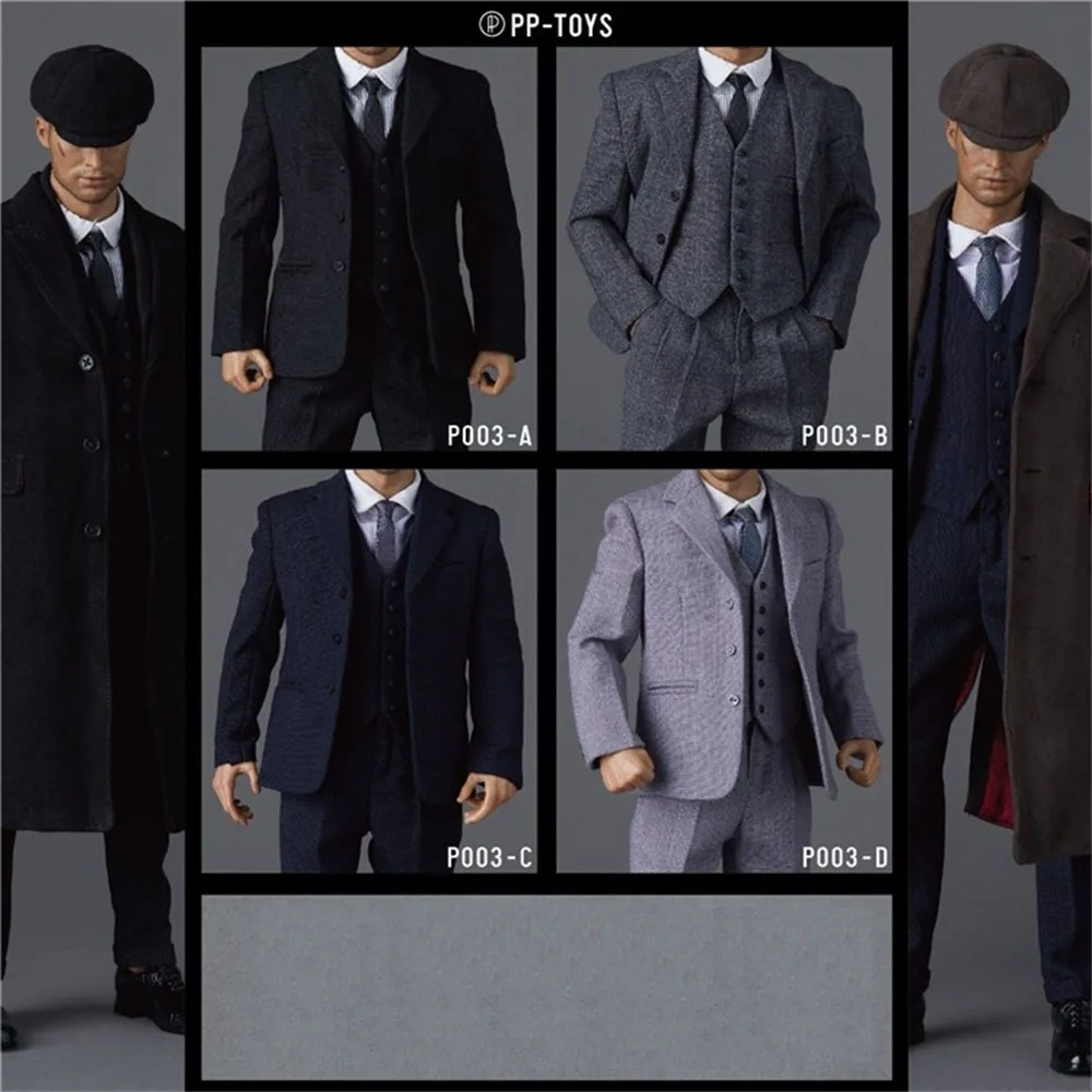 

1/6 PP-TOYS P003 WWII British Vintage Dress Suit No Body No Weapon Fit 12" Male Action Figure Collectable