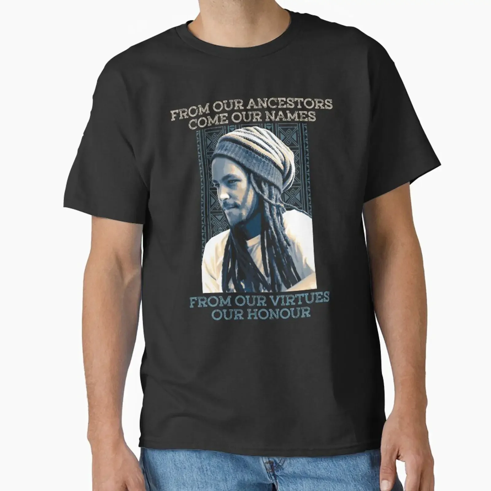 From Our Ancestors Come Names African Proverb Design Pattern Africa Classic T Shirt vintage Washed Comfortable Stylish fashion