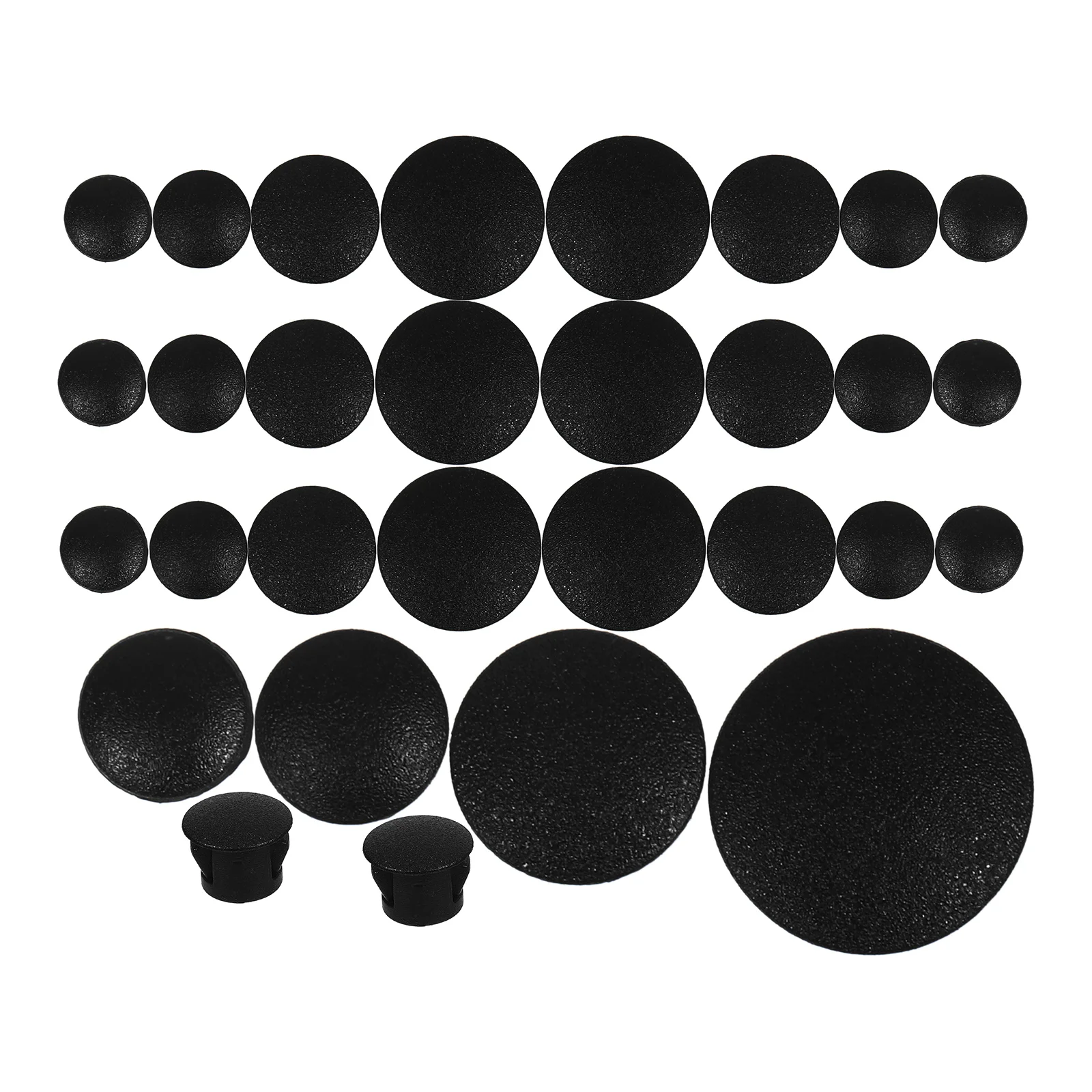 

90pcs Hole Plug Screw Cover Cabinet Door Plugs Furniture Faucet Plastic Covers Nylon Open Tubing Plug Chair Caps End Sealing