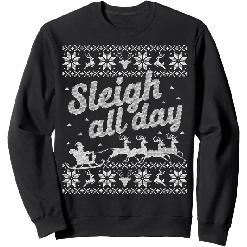 

Happy Christmas long sleeved top sled pullover