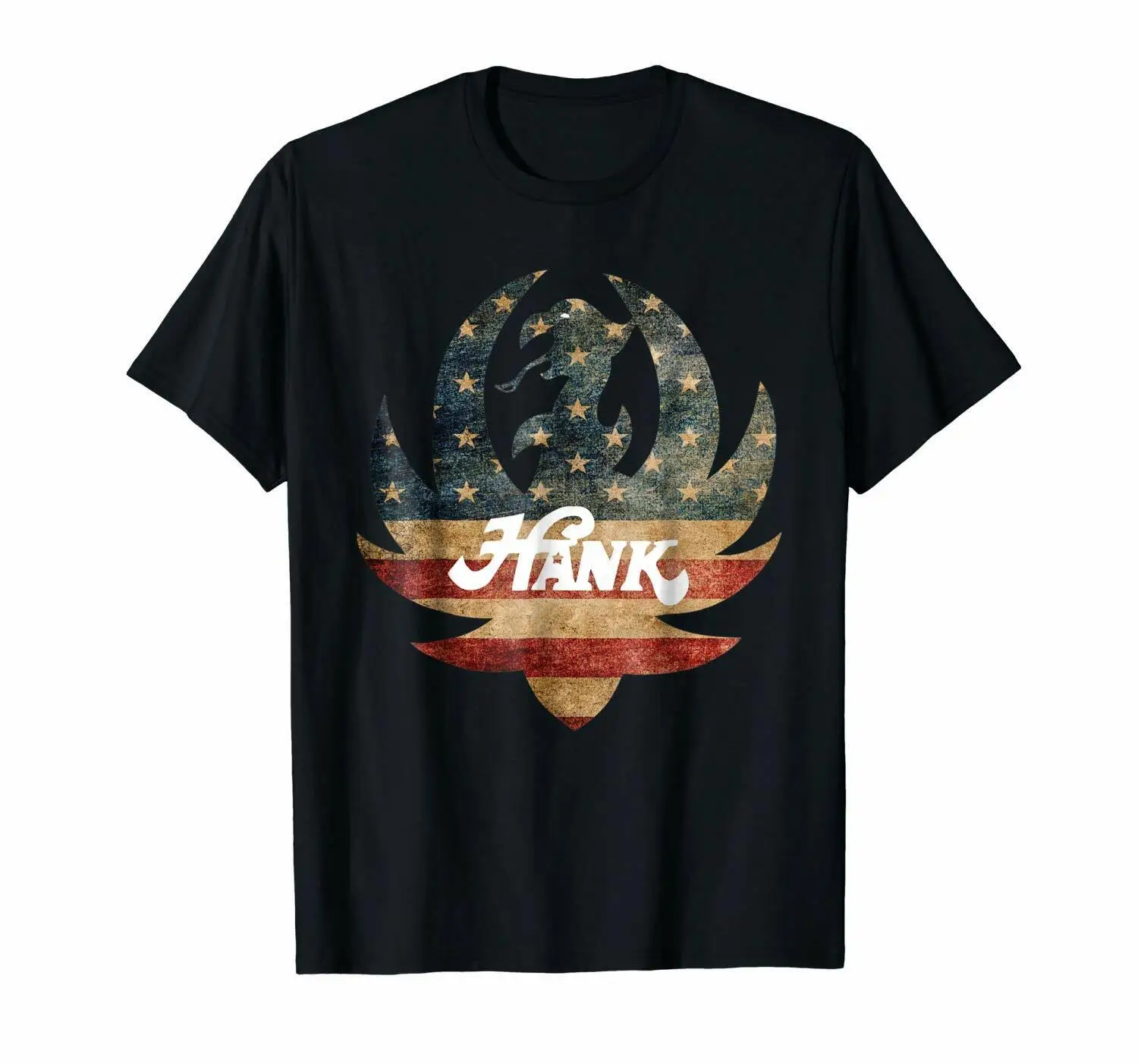 Hank-Jr Tour  Williams-Fan Vintage America T-shirt Color Black