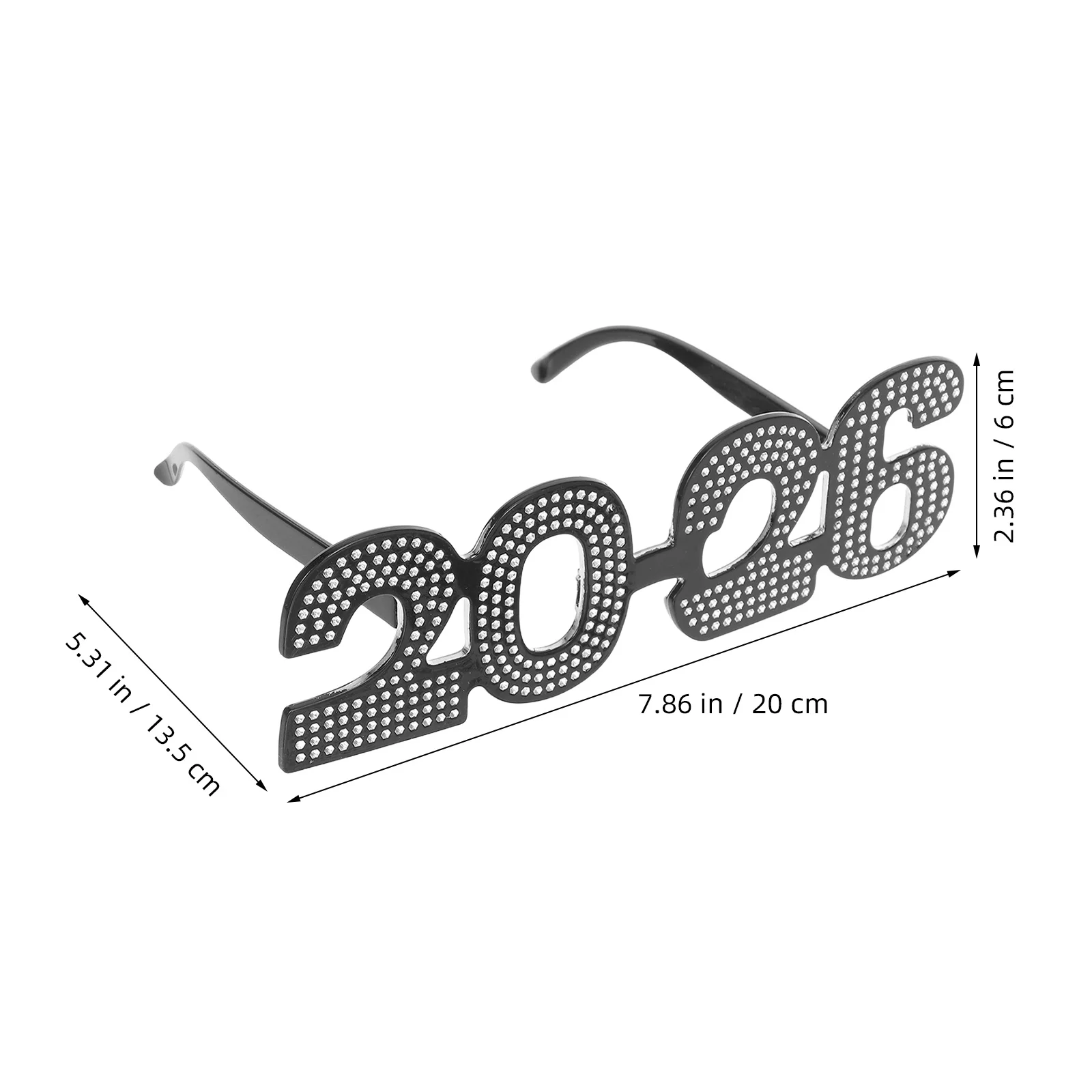 4 قطعة 2026 نظارات أرقام احتفالية على شكل نظارات ليلة رأس السنة جمع صور الدعائم فئة 2026 ديكور الاحتفال