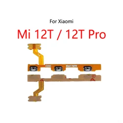 Power Button Switch Volume Mute Button On / Off Flex Cable For Xiaomi Mi 12T Pro