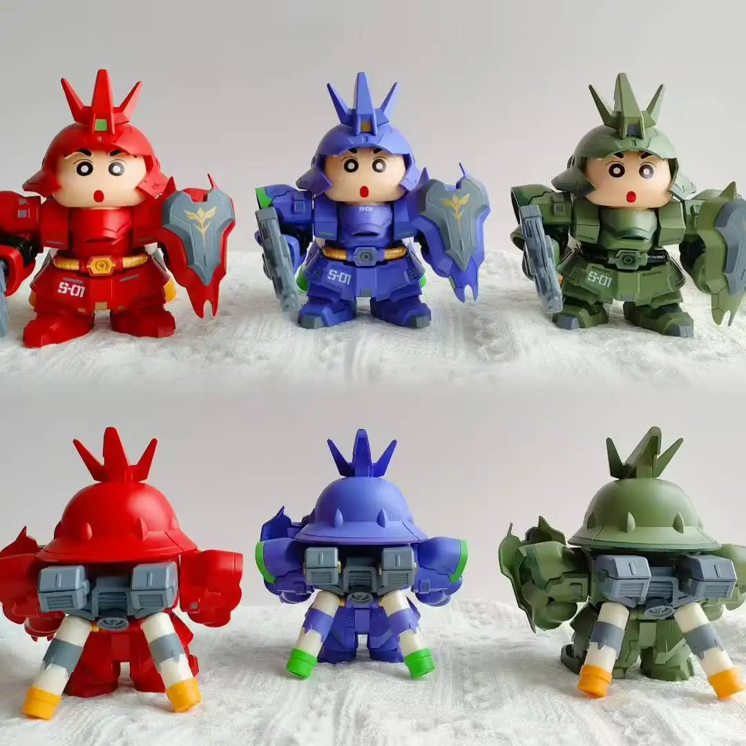 

GUNDAM карандаш Shinchan модная игрушка GK украшения косплей Mecha серия кукла модель коллекция украшения дома детские подарки