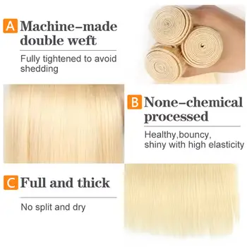 10 best sales Blonde Haarverlängerungen - №1
