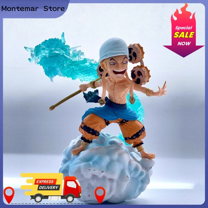 Anime One Piece Gk God Enel Battle Ver. PVC Action Figure Statue Sammlung Modell Kinder Spielzeug Puppe Büro Desktop Dekor Geschenke