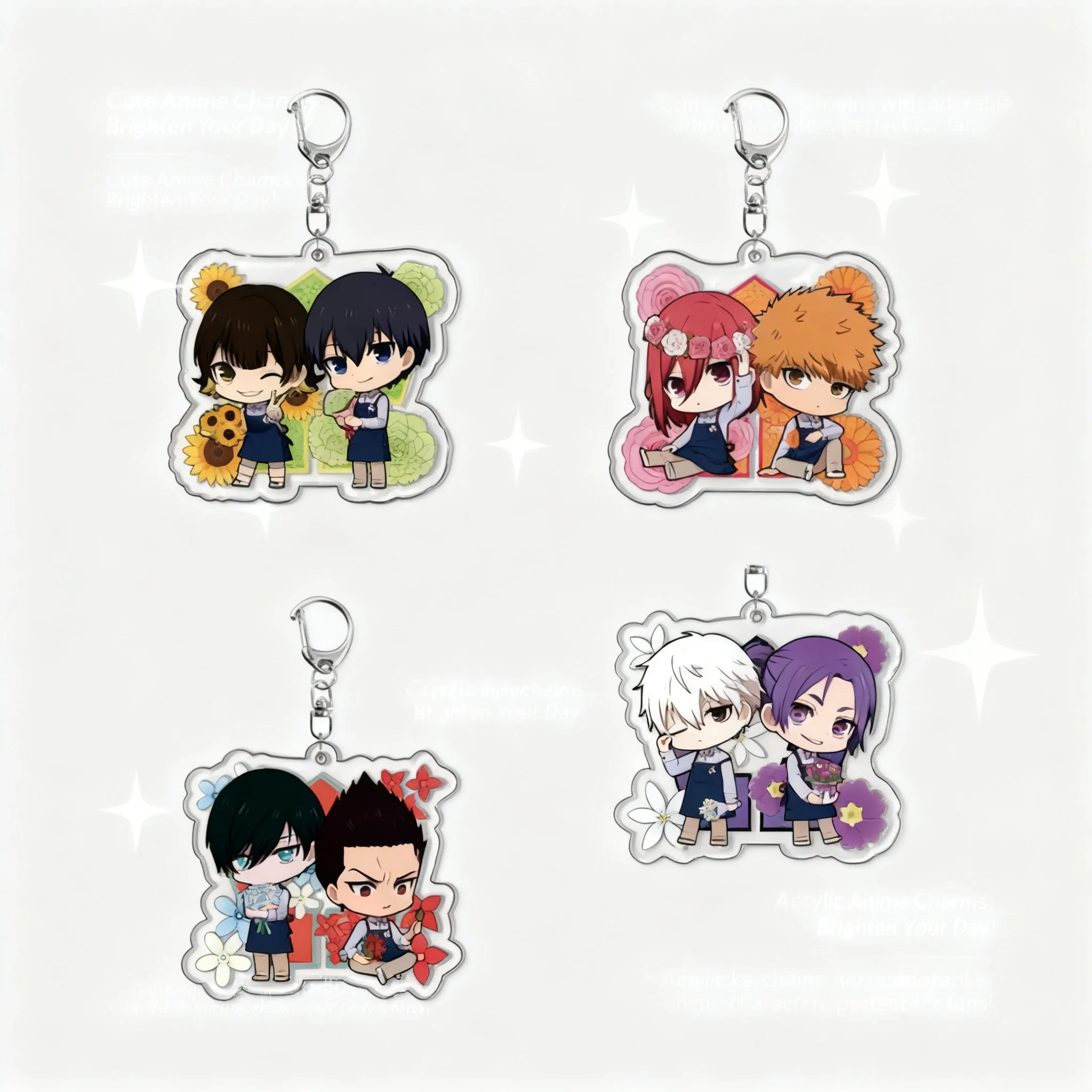Llavero de acrílico Blue Lock, Isagi Yoichi, Bachira Meguru, Kunigami Rensuke, colgante transparente para mochila