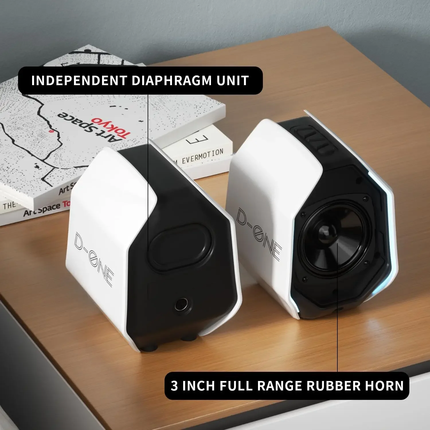 音楽やゲーム用の 24W/36W PC スピーカー デスクトップまたはノートブックコンピュータ用のアクティブ Bluetooth ステレオ 2.0 スピーカー、3.5mm Aux 入力