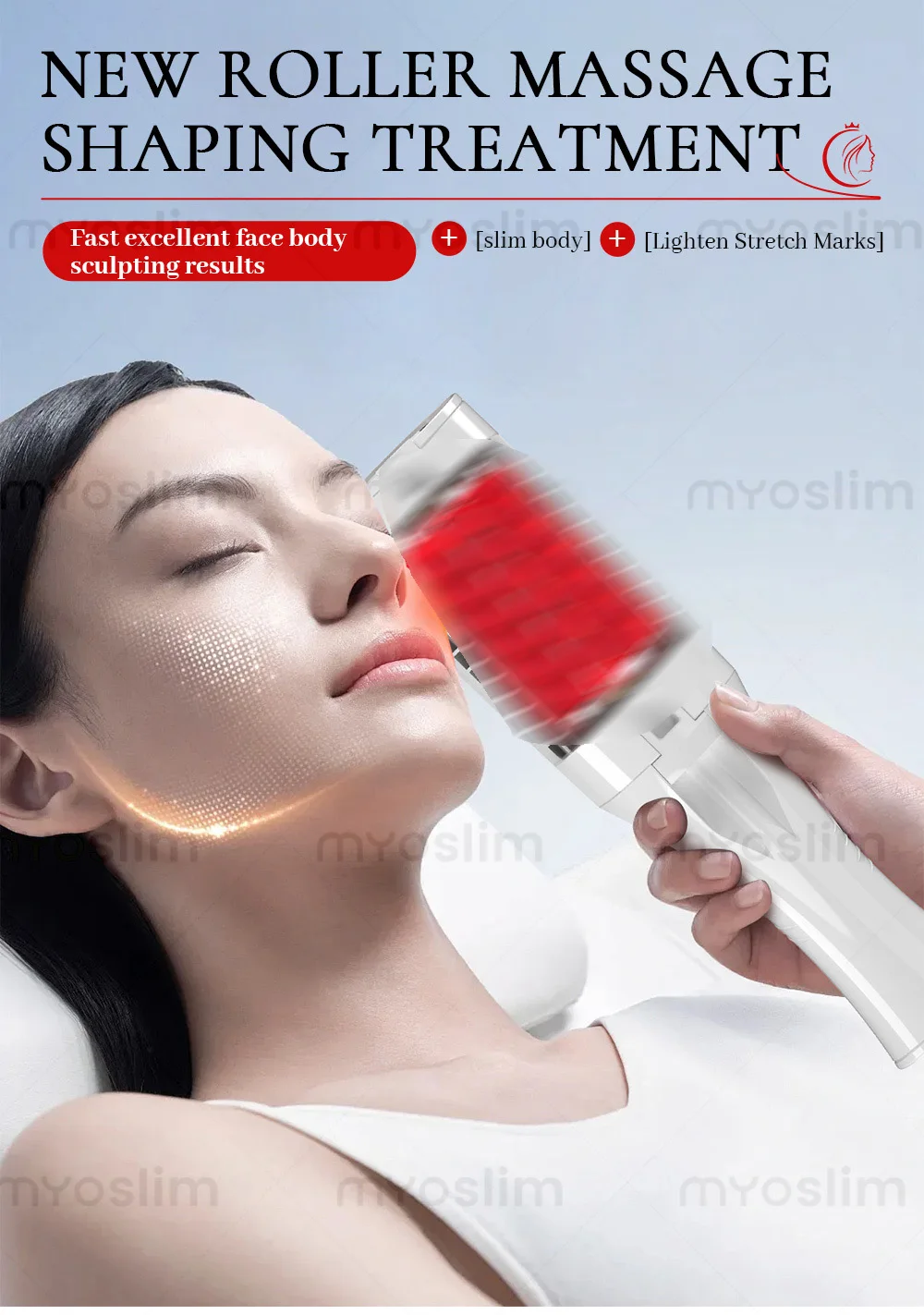 

Cavitation Roller Slimming Machine Fat Burning Skin Tightening Fat Reduction Facial Radiofrequency Tip Slimming